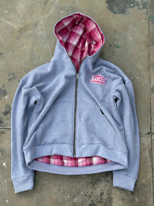 Cotton Candy Kx Reversible Flannel Hoodie